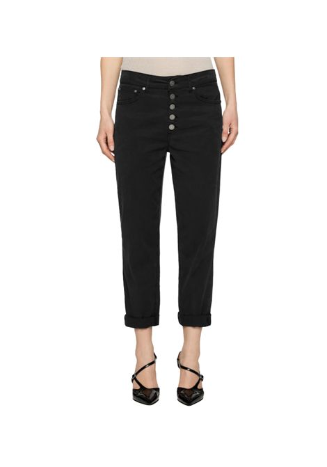 Jeans Dondup Koons Loose donna DP268BGSE068 BM5 Nero cinque tasche loose fit DONDUP | Jeans | DP268BGSE068 BM5999